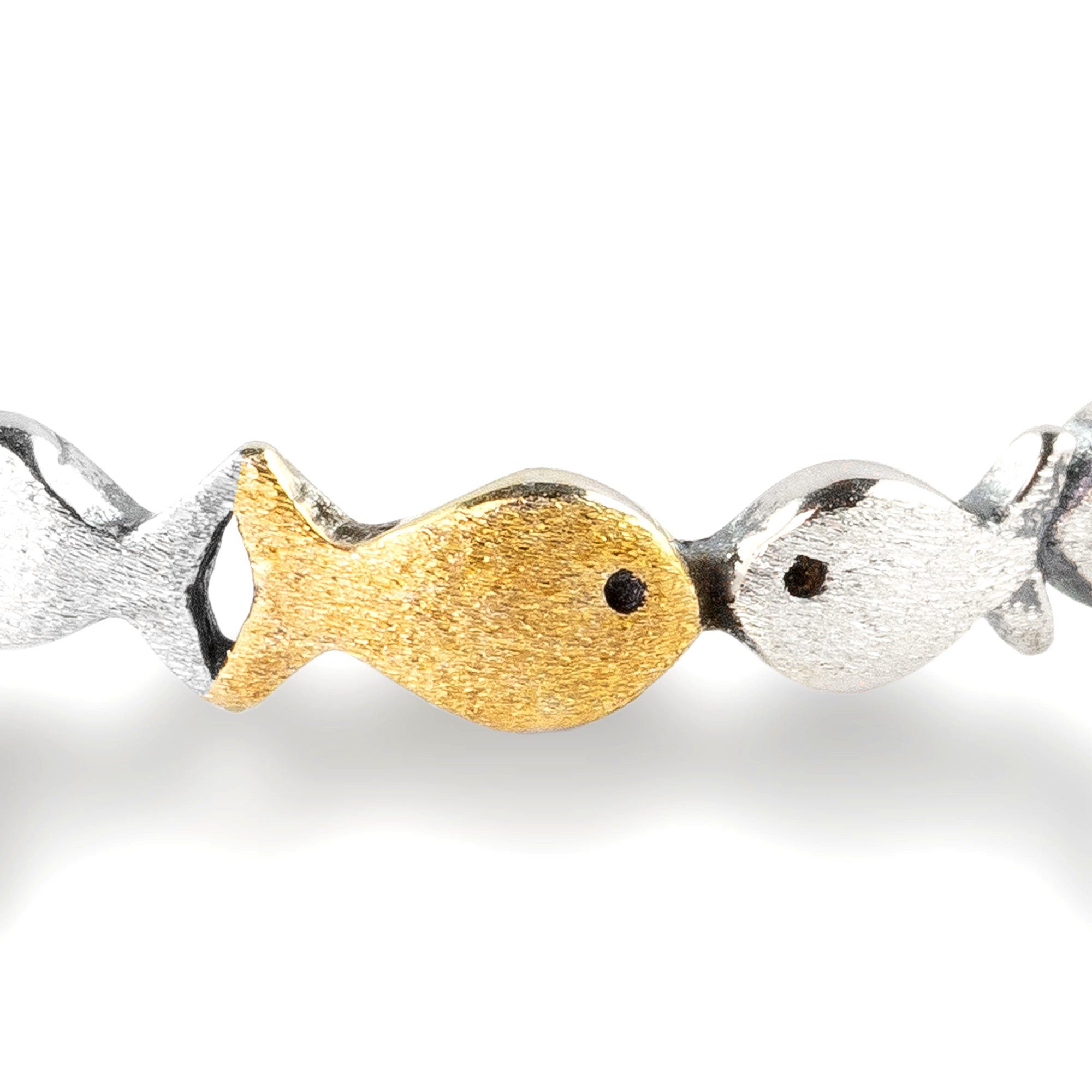 Villa Sorgenfrei Schmuckmanufaktur Silberring Gegen den Strom. Zarter schmaler Ring (1-tlg), 925 Silber