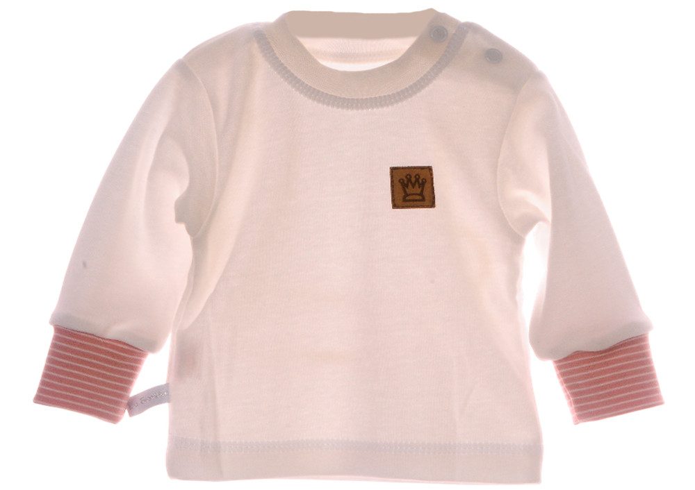 La Bortini Langarmshirt Baby T-Shirt Shirt langarm Erstlingsshirt Hemdchen aus Baumwolle aus Baumwolle, 44 50 56 62 68 74 80 86