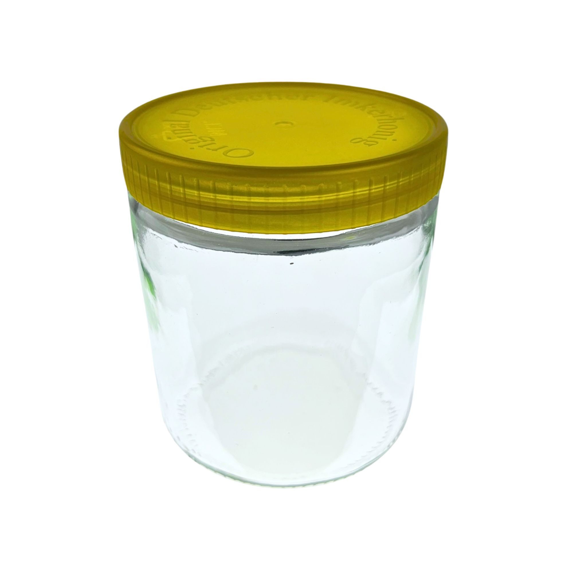 BIENEN SCHMIDT Einmachglas 60x Ersatzdeckel Schraubdeckel NEUTRAL für 500 g Neutral Gläser, (60 Stk), Schraubdeckel mit Prägung "Original Deutscher Imkerhonig"