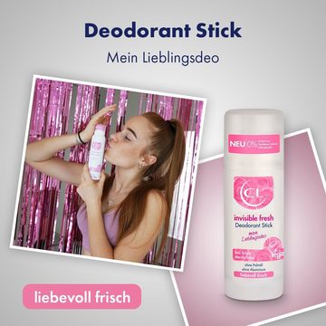 CL Deo-Stift invisible fresh Deodorant Stick mit langanhaltenden Duft - 40 ml, 1-tlg.