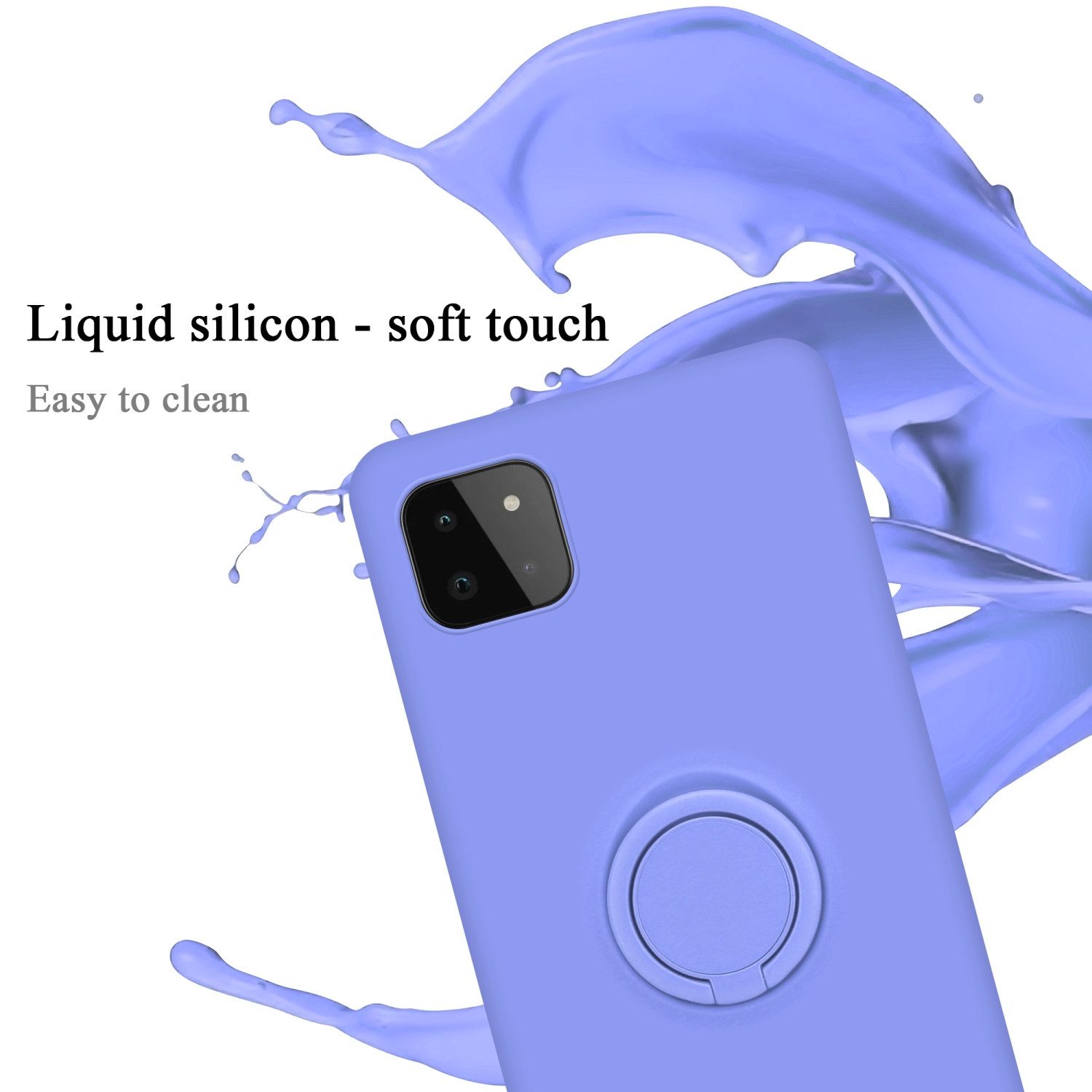 Cadorabo Handyhülle für Samsung Galaxy A22 5G Hülle Samsung Galaxy A22 5G, Robustes Hard Case - Handy Schutzhülle - Hülle - Back Cover Bumper