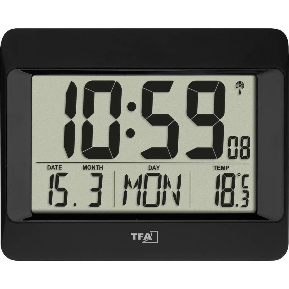 Wanduhr Funk-Uhr mit Innentemperatur