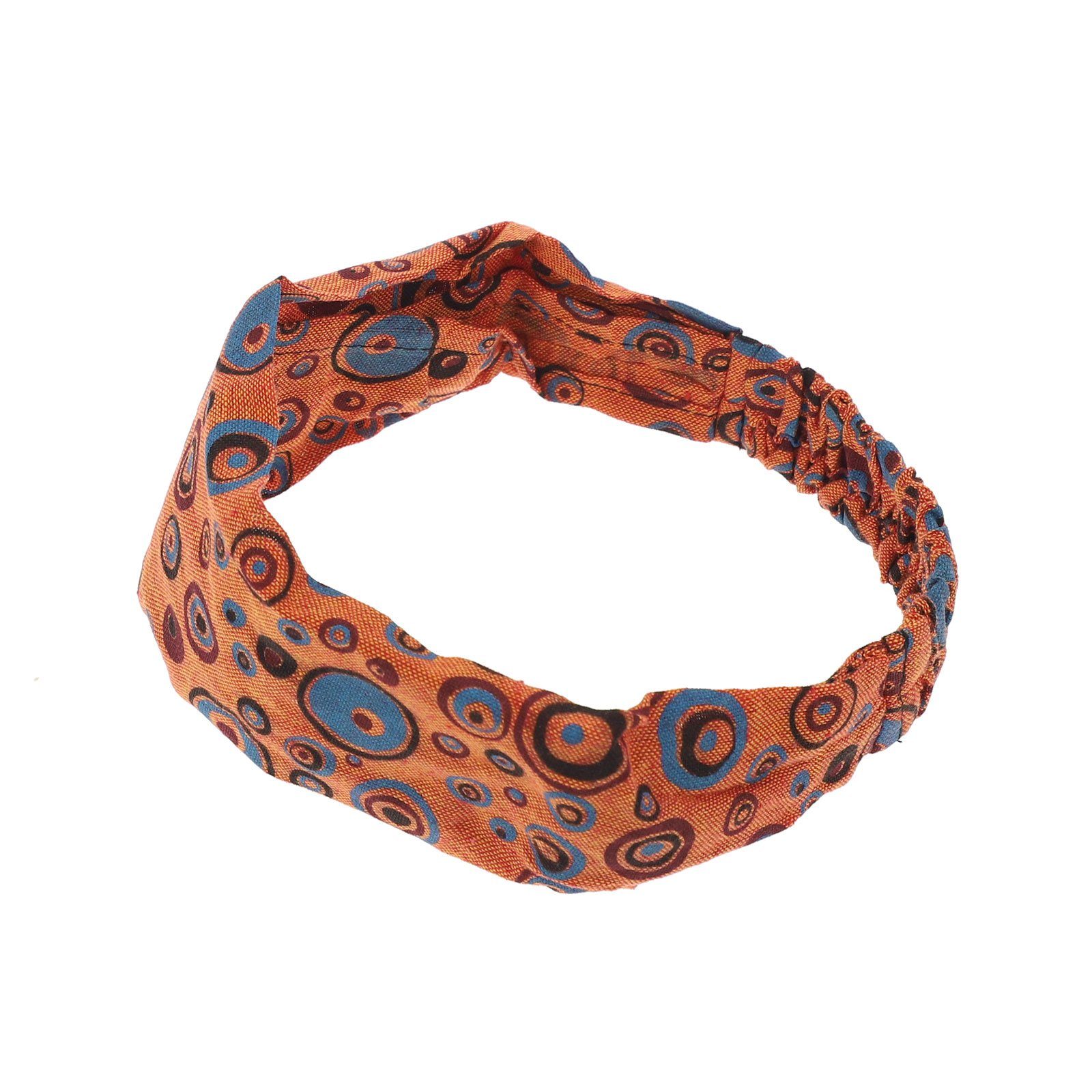 KUNST UND MAGIE Stirnband KUNST UND MAGIE unisex hippie Kopfband Stirnband Goa Yoga Orange