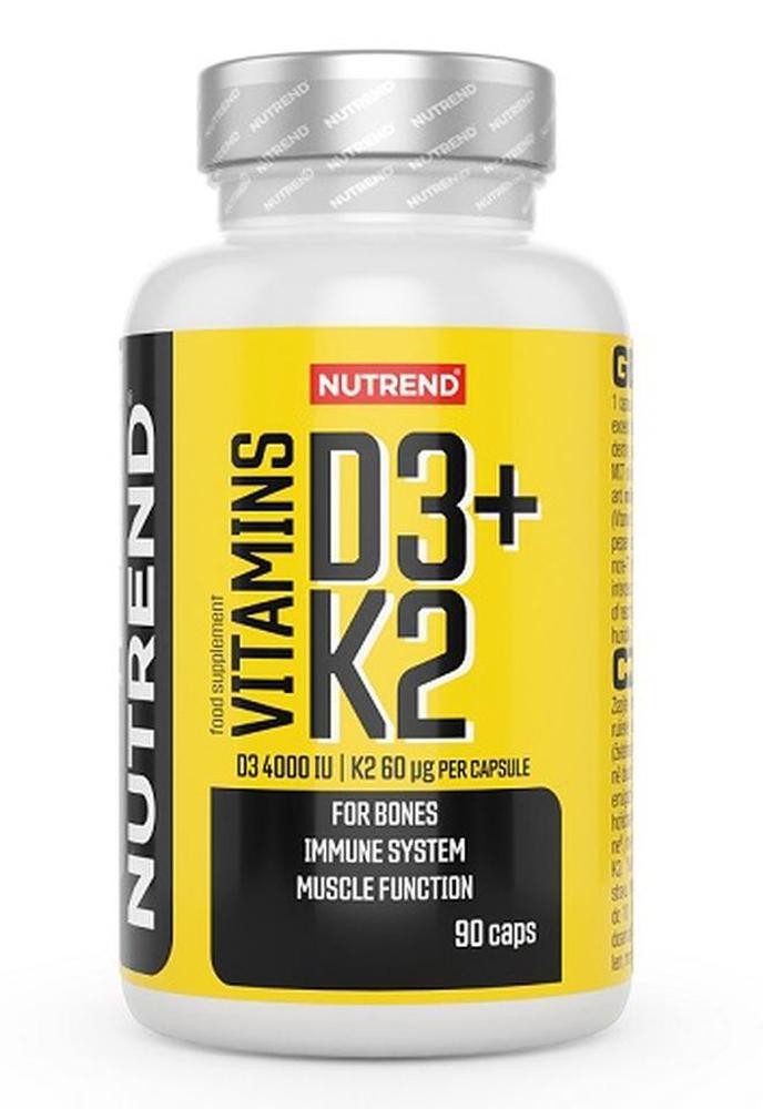 NUTREND Nutrend Vitamin D3 + K2 4000 IU /60 ug- 90 Caps Kapseln, 90 St.