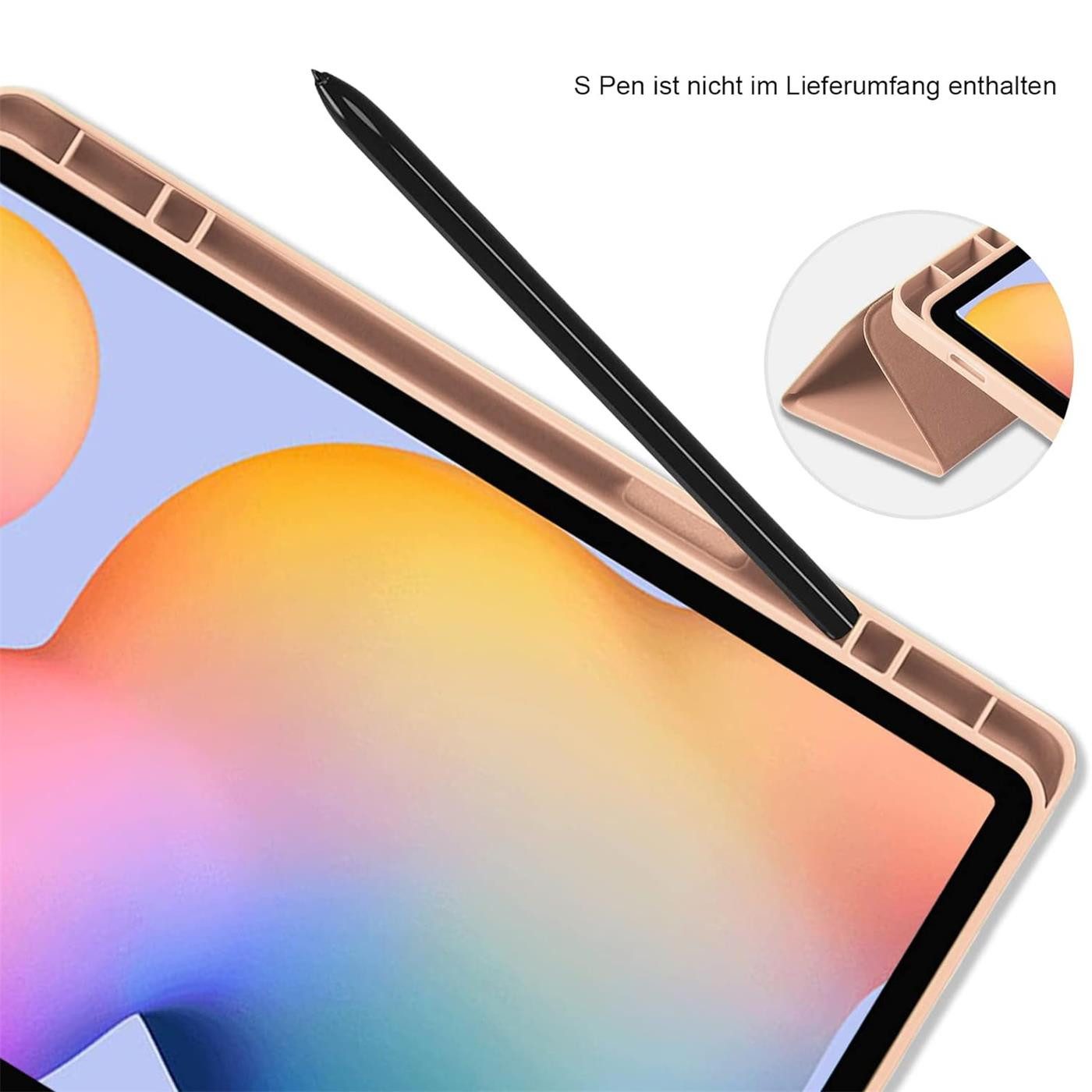 CoolGadget Tablet-Hülle Smart Cover für Samsung Galaxy Tab A7 10.4 T500 22,1 cm(8,7 Zoll), Schutz Tasche aufstellbar mit Stift Halter für Galaxy Tab A7 10.4 T500