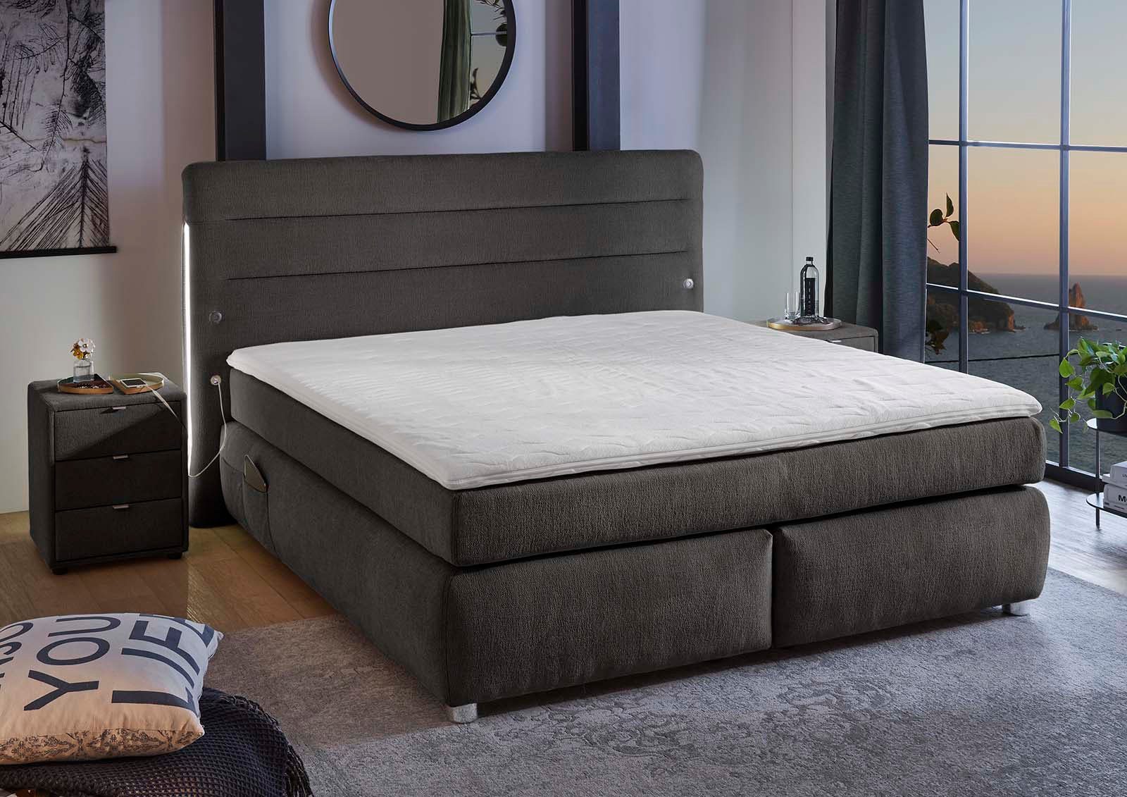 Jockenhöfer Gruppe Boxspringbett Livia, inklusive LED-Beleuchtung, günstig online kaufen