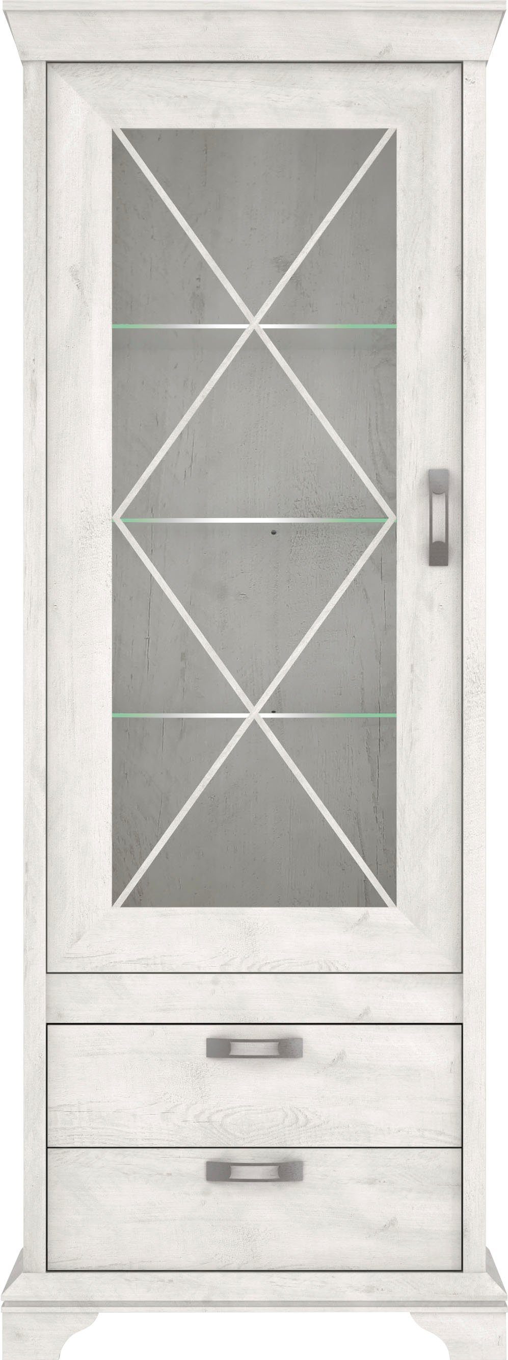 FORTE Vitrine Kashmir Breite 78 cm, inkl. LED Beleuchtung