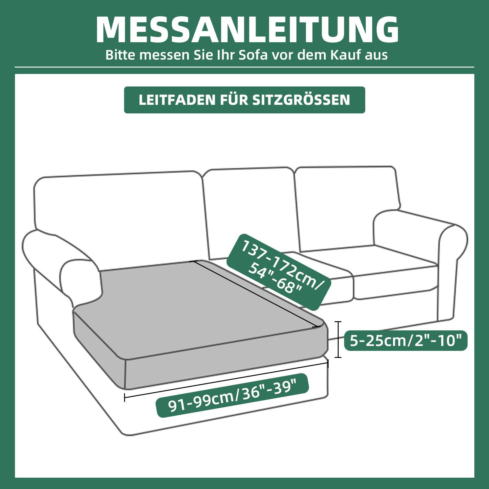 BTTO Sofahusse Stretch Floral Sofa Sitzkissenbezug günstig online kaufen