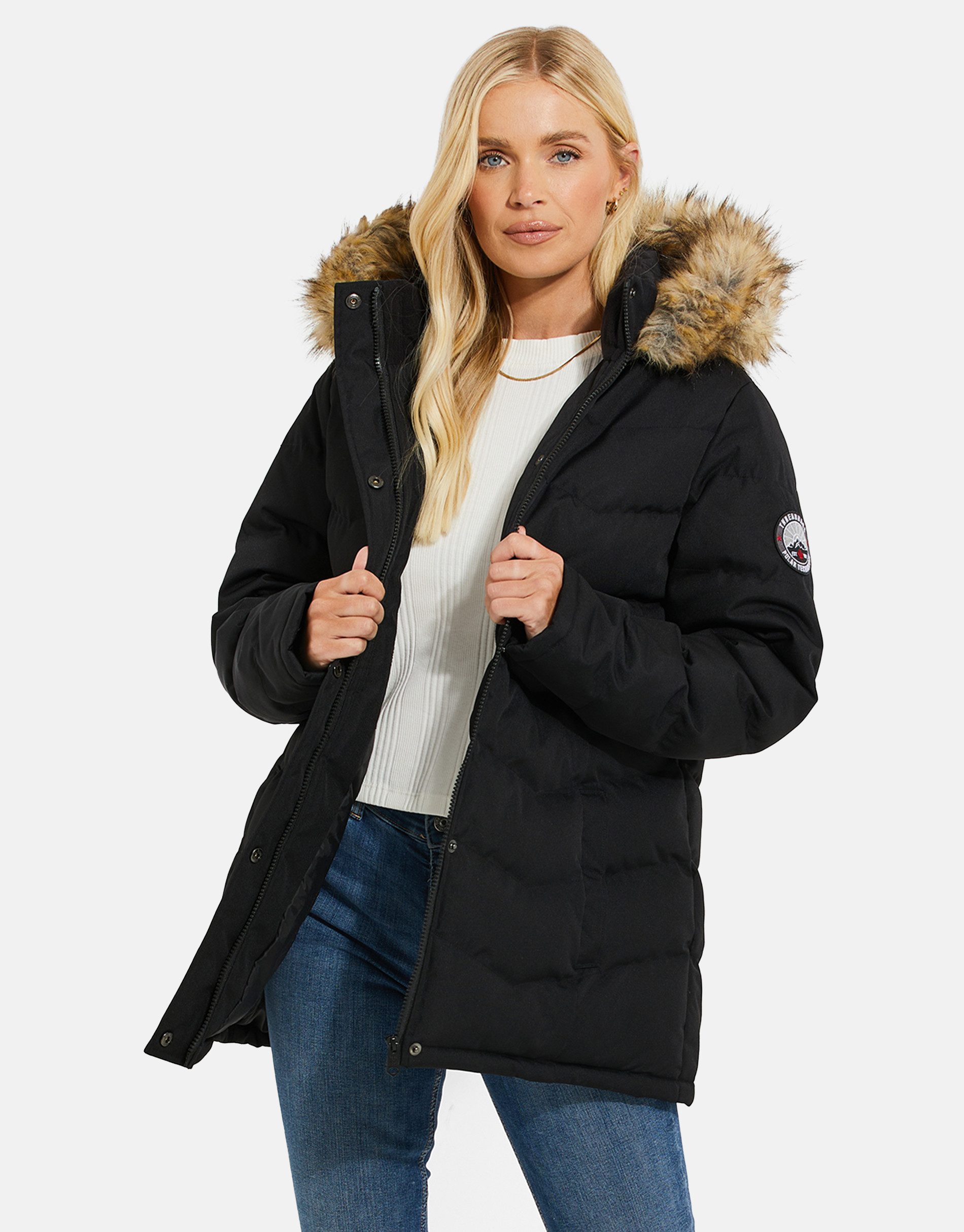 Threadbare Steppjacke THB Woodie (1-St) mit günstig online kaufen