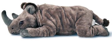 Uni-Toys Kuscheltier Nashorn, liegend - 32 cm (Länge) - Plüsch-Rhino - Plüschtier, zu 100 % recyceltes Füllmaterial