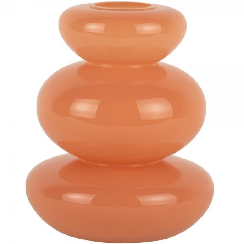 Dekovase Vase Bubbles Glas Soft Orange (Small)