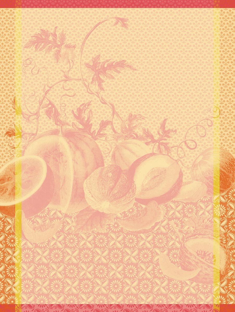 Le Jacquard Francais Geschirrtuch Geschirrtuch Éclats Du Midi Fraîcheur Melon 60x80 cm, (1-tlg., 1 x Geschirrtuch), jacquard-gewebt