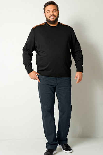 Men Plus 5-Pocket-Jeans Men+ Jeans Bauchfit Elastikbund bis 41