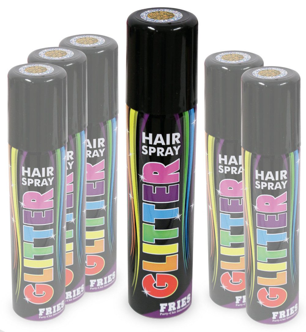 Fries Haarfarbe Haarspray Glitter Spray Color Hair Spray Haar Sprühdose Farben 100ml
