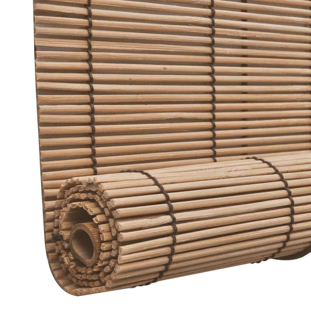 Rollo Bambusrollo Sichtschutz 100 x 160 cm Braun, furnicato – Bild 4 von 5