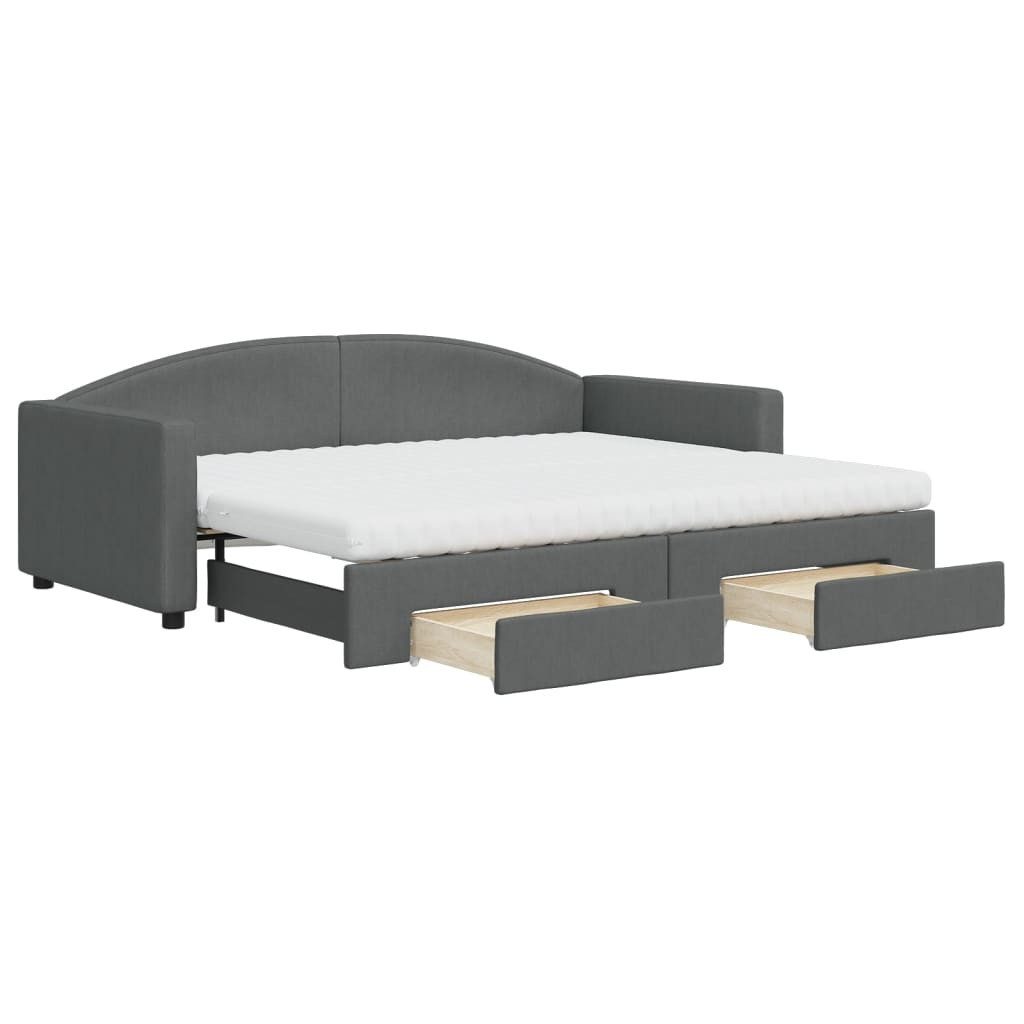 vidaXL Bett Tagesbett Ausziehbar mit Schubladen günstig online kaufen