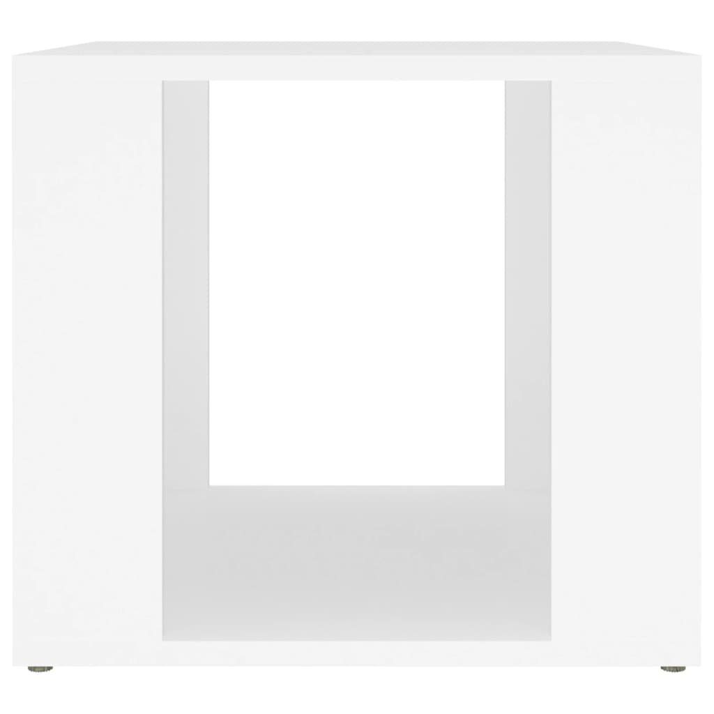 | (1-St) Weiß Nachttisch vidaXL cm Holzwerkstoff Weiß Weiß Nachttisch 41x40x36