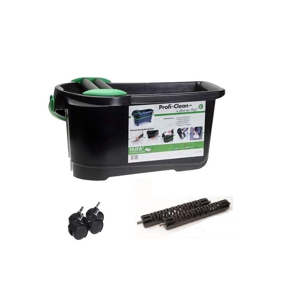 Hufa Fliesenrollenwasch-Set Hufa Fliesen Waschset 24 Liter Eimer Profi Clean Spezial 9448, ohne Waschbrett