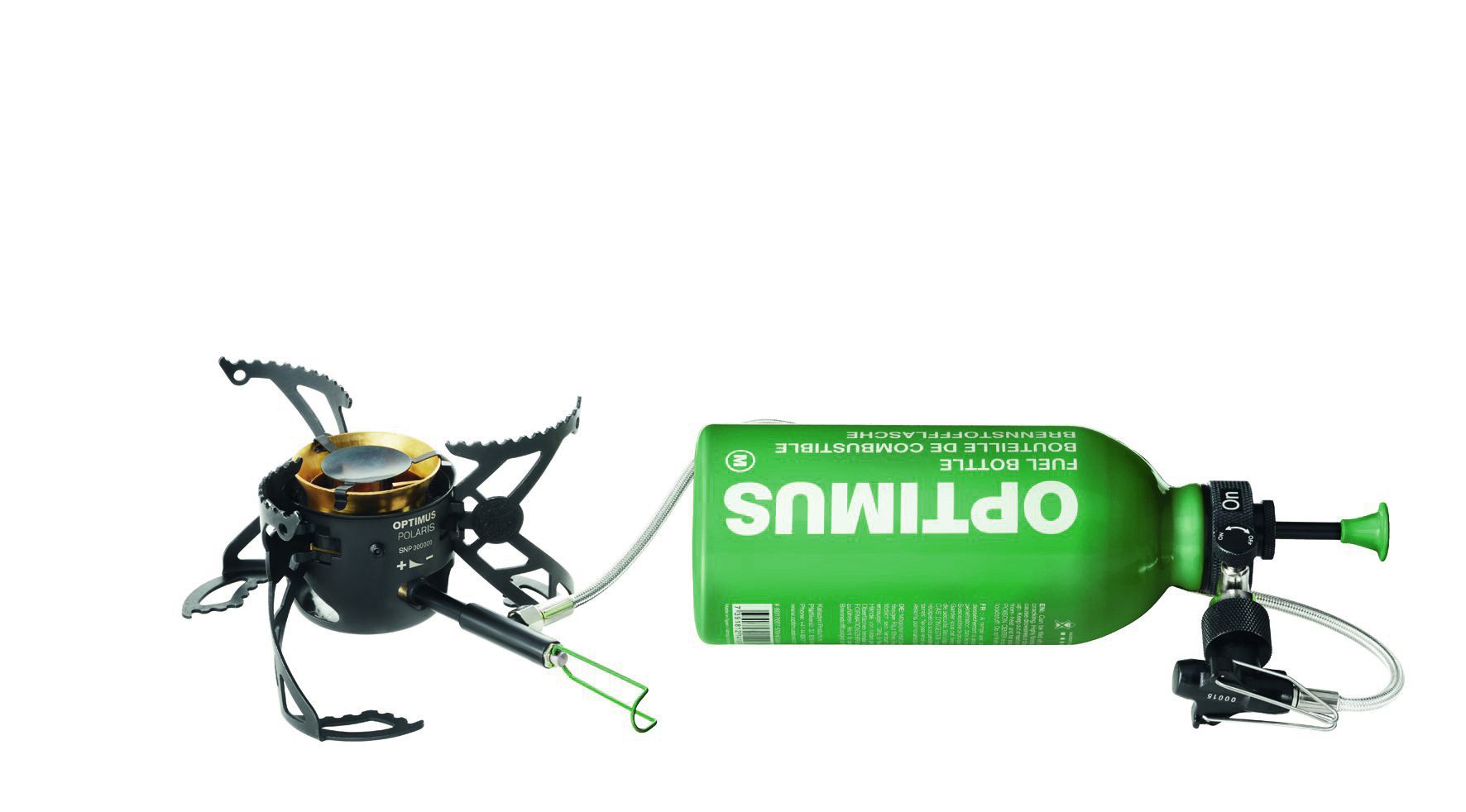 OPTIMUS Camping-Gasgrill Optimus Polaris Optifuel inkl. 0.4 l Brennstoffflasche