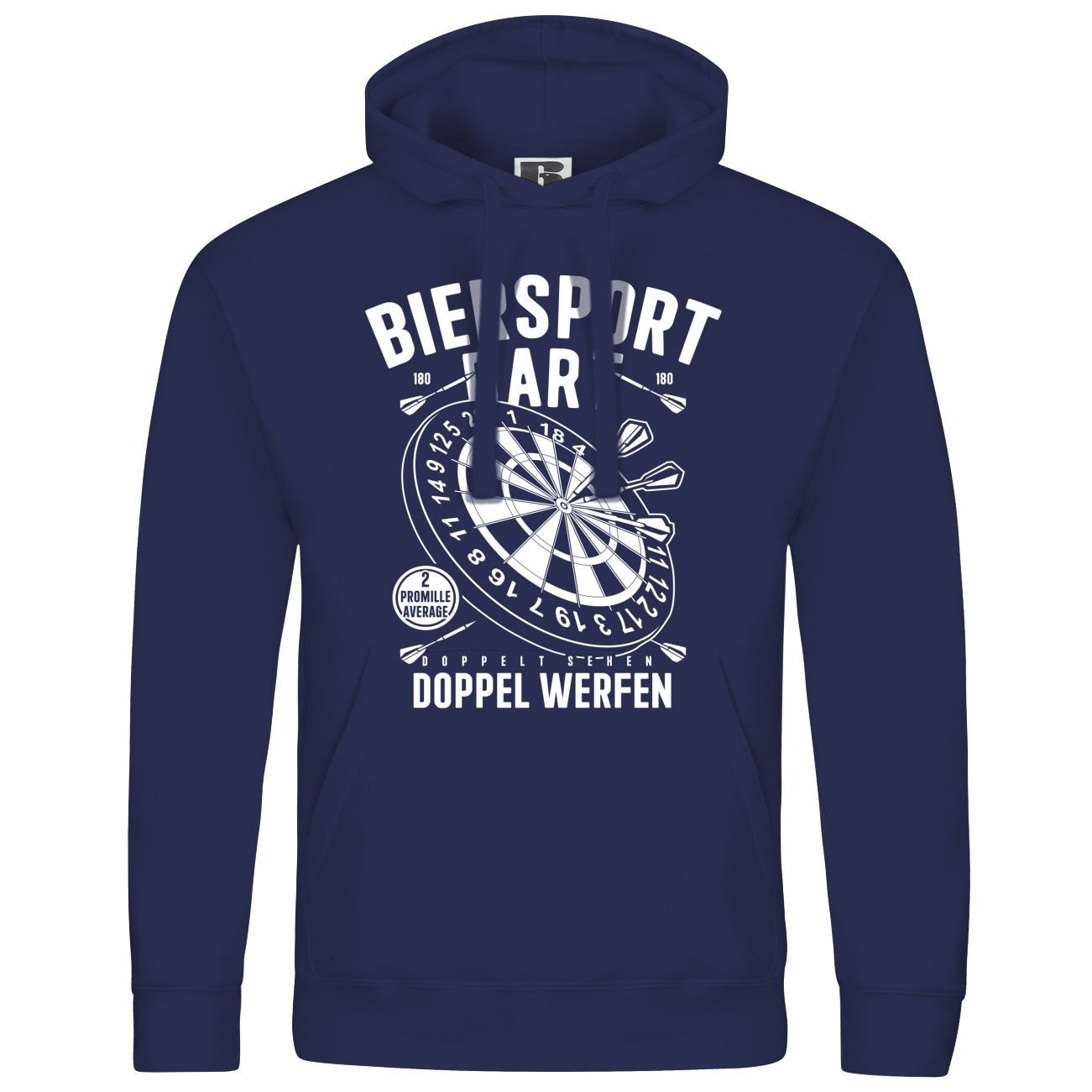 deinshirt Kapuzenpullover Herren Kapuzenpullover Biersport Dart günstig online kaufen