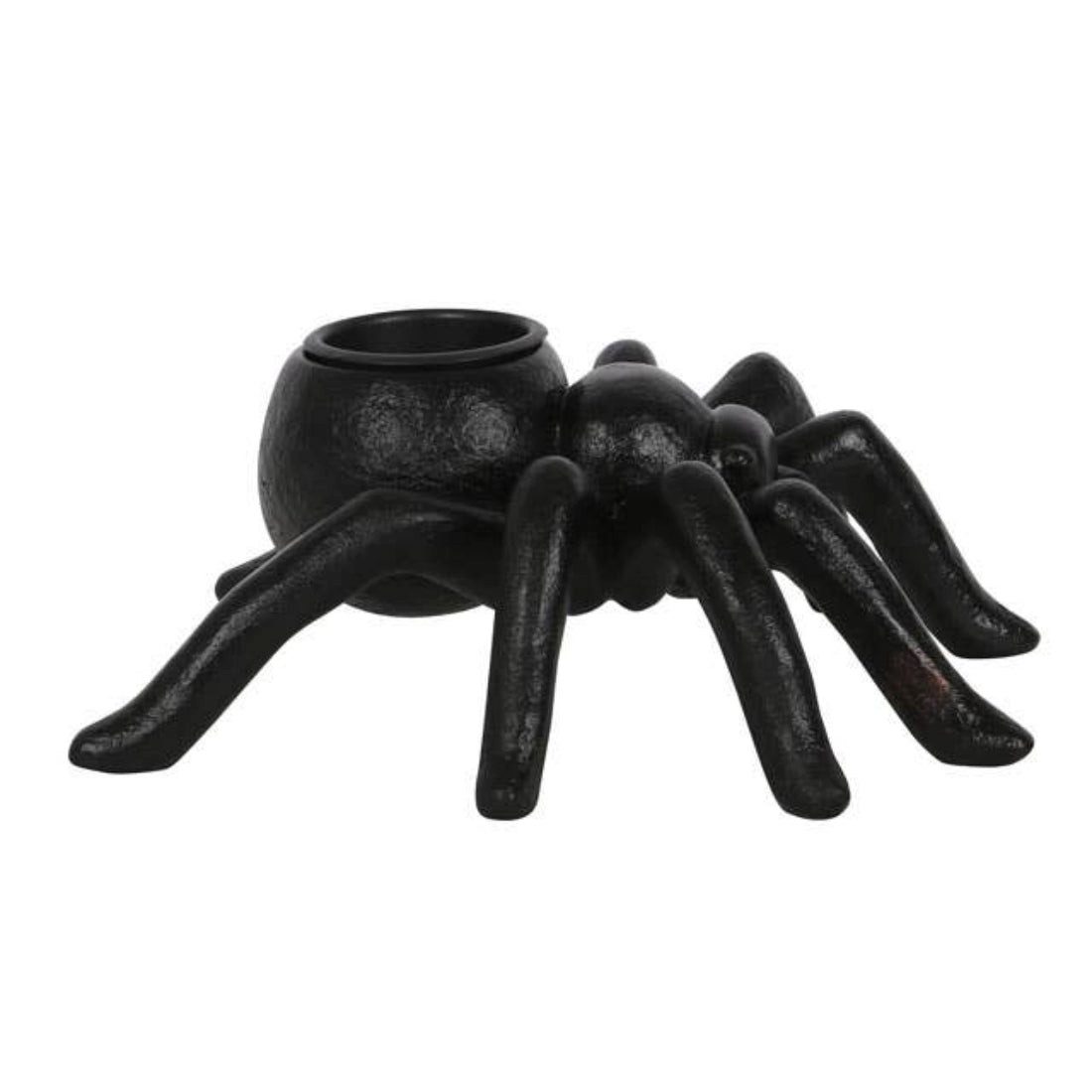 Something Different Teelichthalter Gothic Halloween-Teelichthalter mit Spinnenmotiv (Einzelstück, Gotischer Halloween-Teelichthalter mit Spinnenmotiv), Gothic Teelichthalter