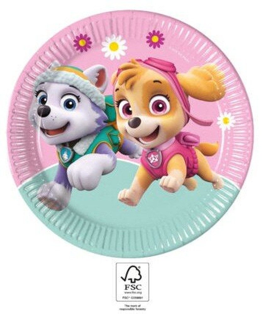 Procos Pappteller Paw Patrol Skye and Everest Papierteller