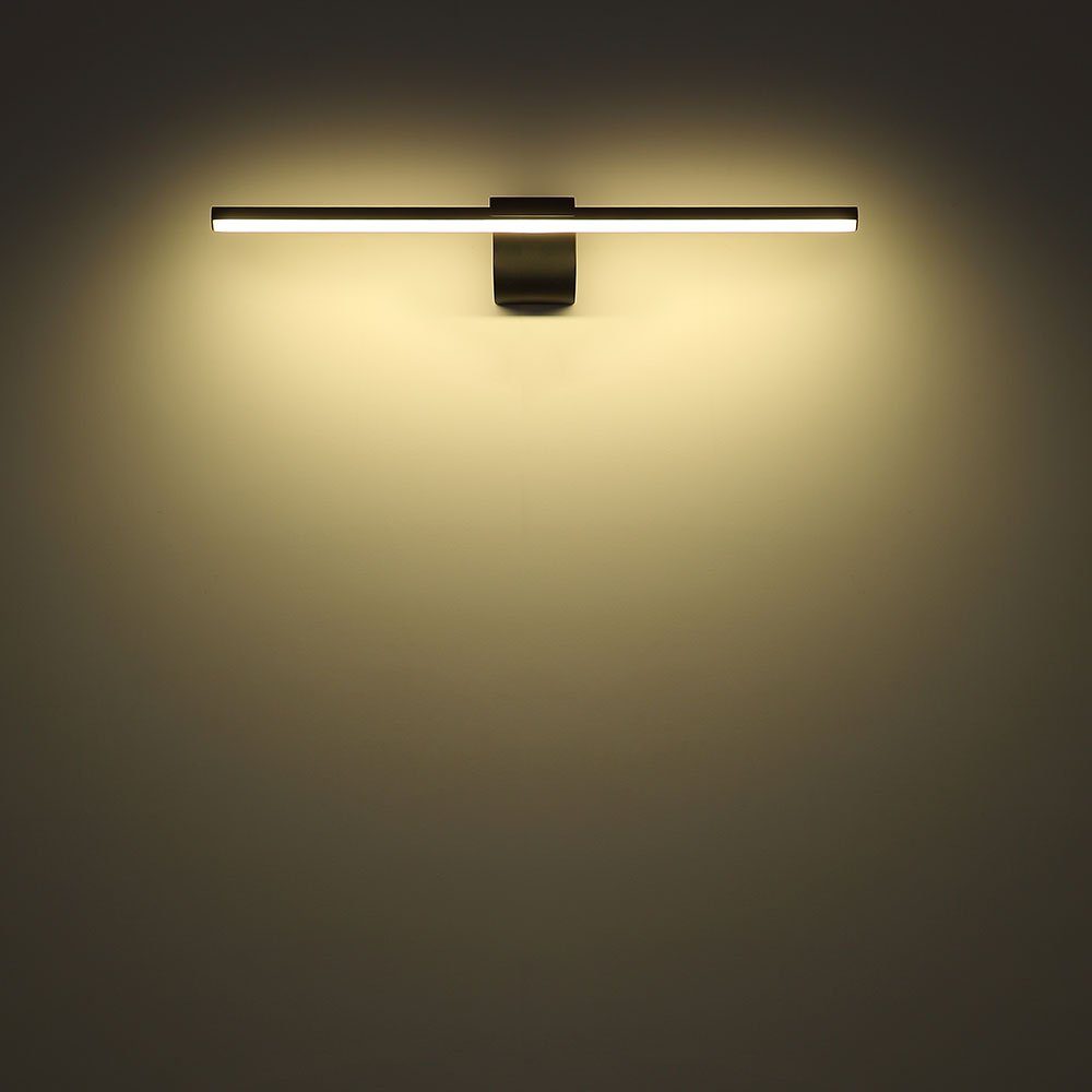Badezimmerlampe etc-shop Wandleuchte Neutralweiß, LED inklusive, Leuchtmittel Spiegelleuchte IP44 Wandleuchte, Wandlampe LED