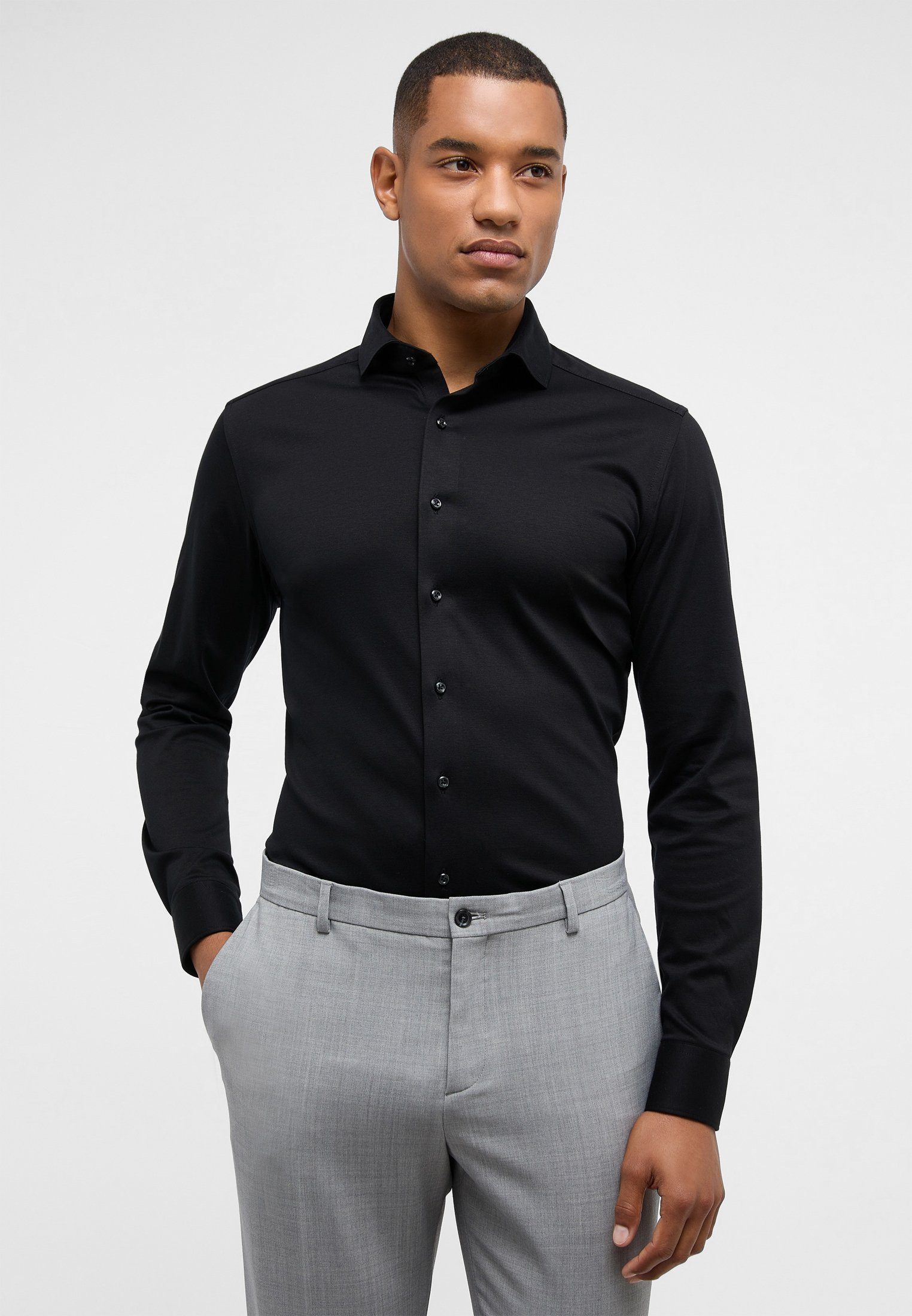 Eterna Langarmhemd SLIM FIT NON IRON (bügelfrei) günstig online kaufen