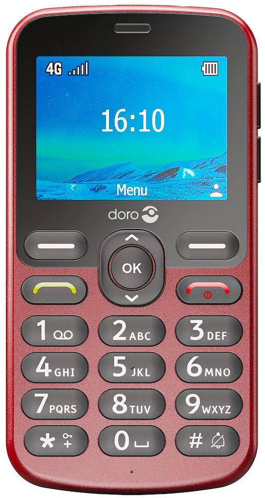 Doro 1880 Seniorenhandy (6,11 cm/2,4 Zoll, 0,017 GB Speicherplatz)