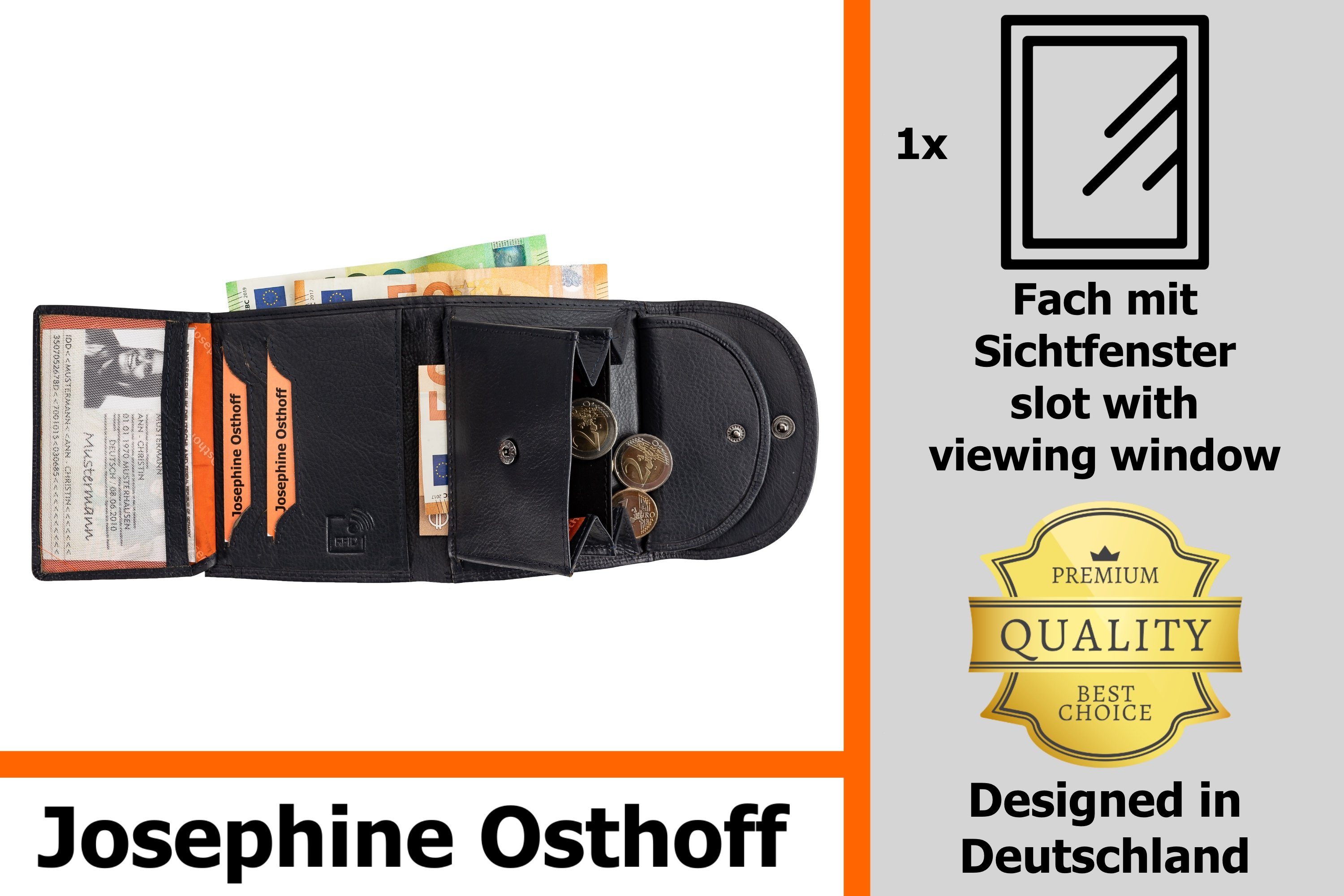 Josephine Osthoff Geldbörse Club Geldbörse marine günstig online kaufen