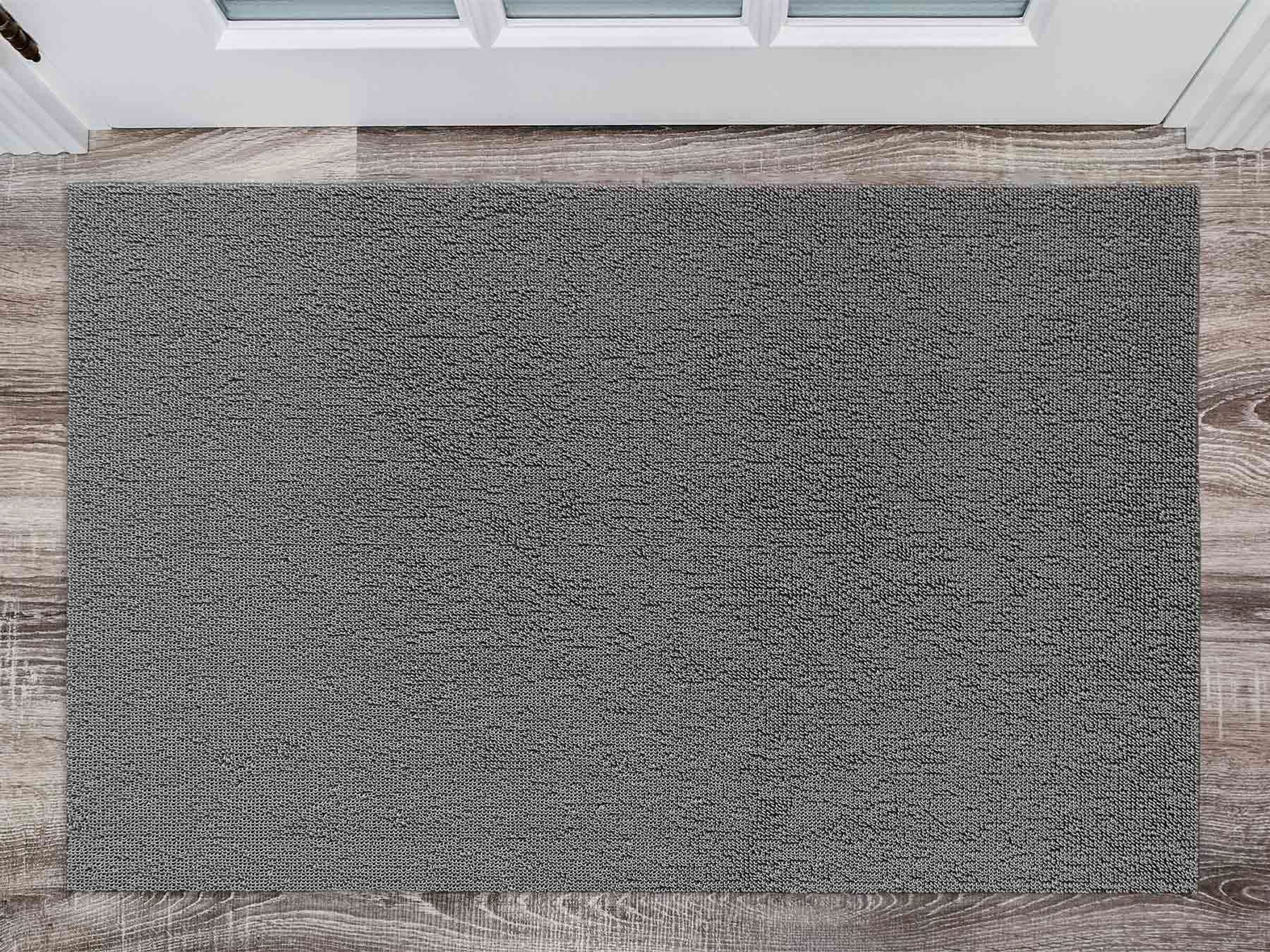 Primaflor-Ideen waschbar Fußmatte INFINITY, als Schmutzfangmatte, Höhe: Badteppich, 7 in Boot grau Pool, Textil, rechteckig, für oder ideal mm,