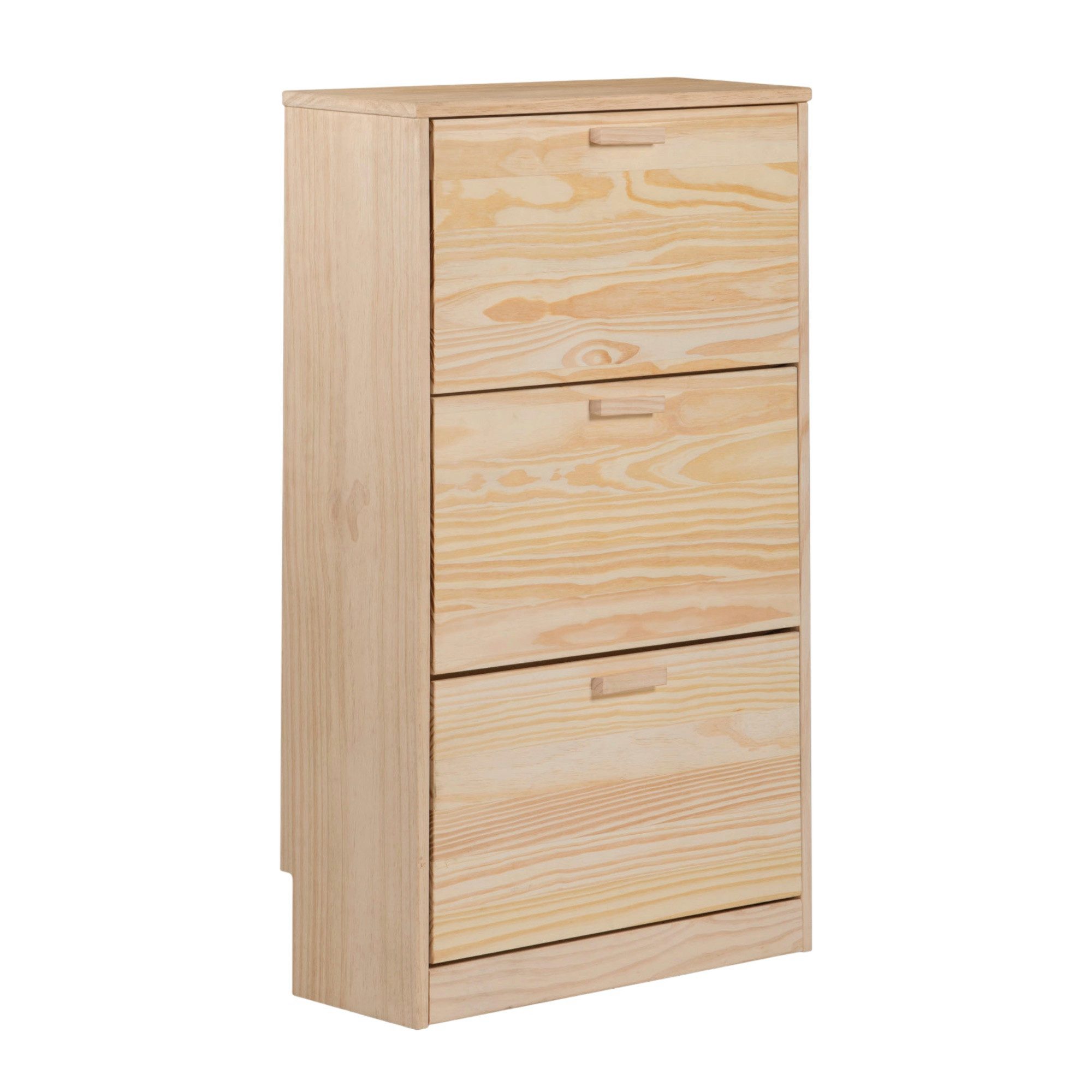 Astigarraga Kit Line Schuhschrank Schuhschrank "Vita" aus Vollholz mit drei Fächern