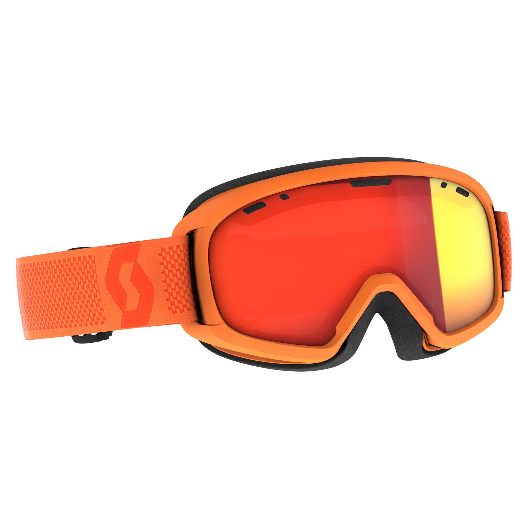 Scott Skibrille Scott Junior Witty Chrome Goggle Kinder Neon Orange - Enhancer Red Chrome
