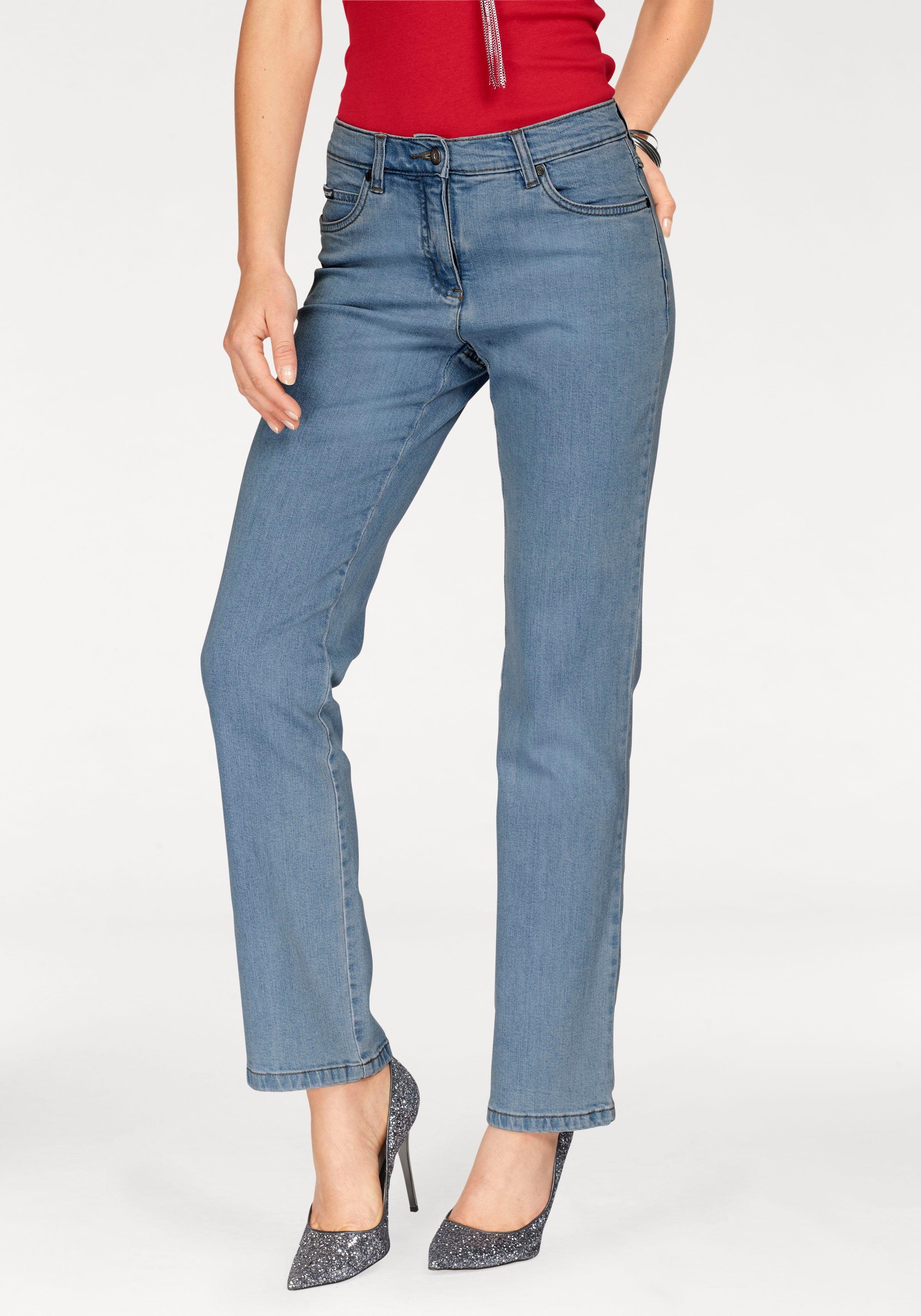 Arizona Gerade Jeans Annett Waist bleached High