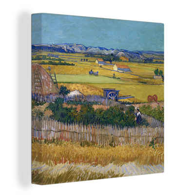 OneMillionCanvasses® Leinwandbild Die Ernte - Gemälde von Vincent van Gogh, (1 St), Leinwand Bilder für Wohnzimmer Schlafzimmer