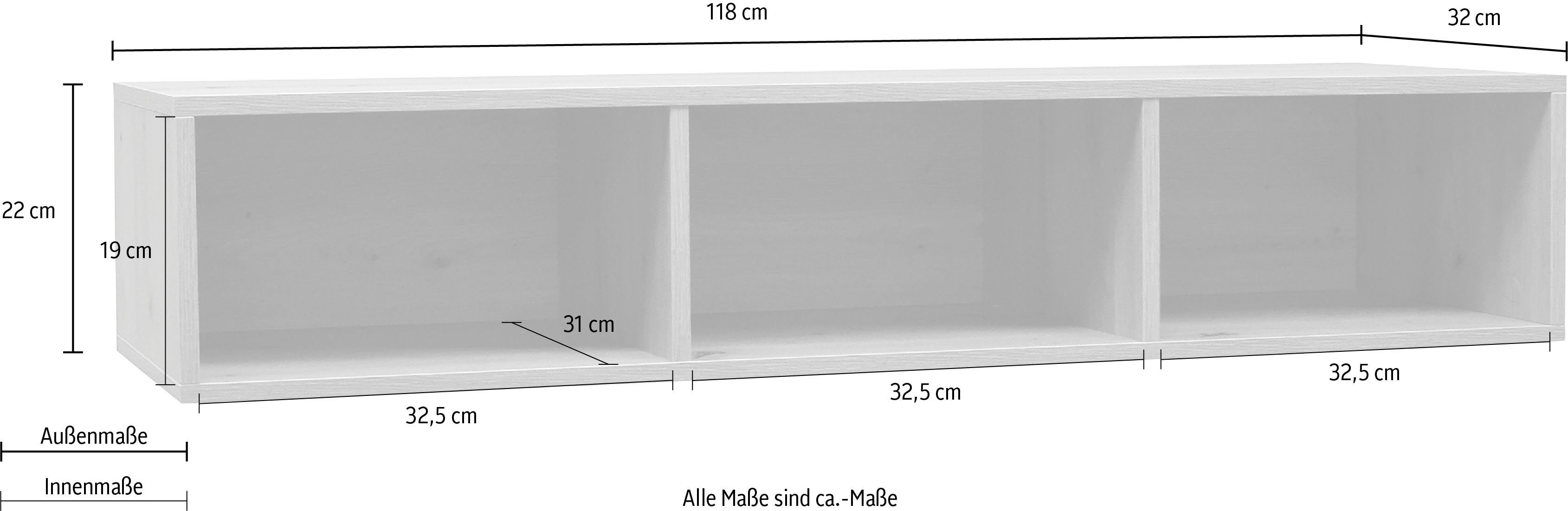 Mäusbacher asteiche Hängeregal asteiche Debra |