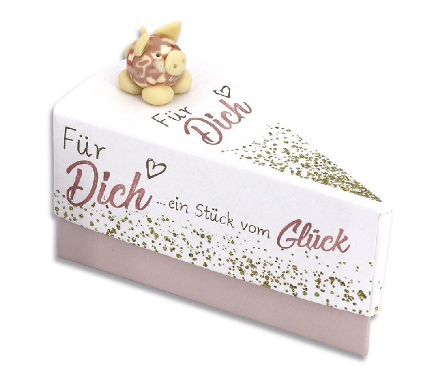 HERGO Creation Schreibmappe Tortenstück Little Luck Für Dich ... Ein Stück vom Glück!