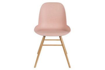 Zuiver Stuhl Esszimmerstuhl Albert Kunststoff rosa