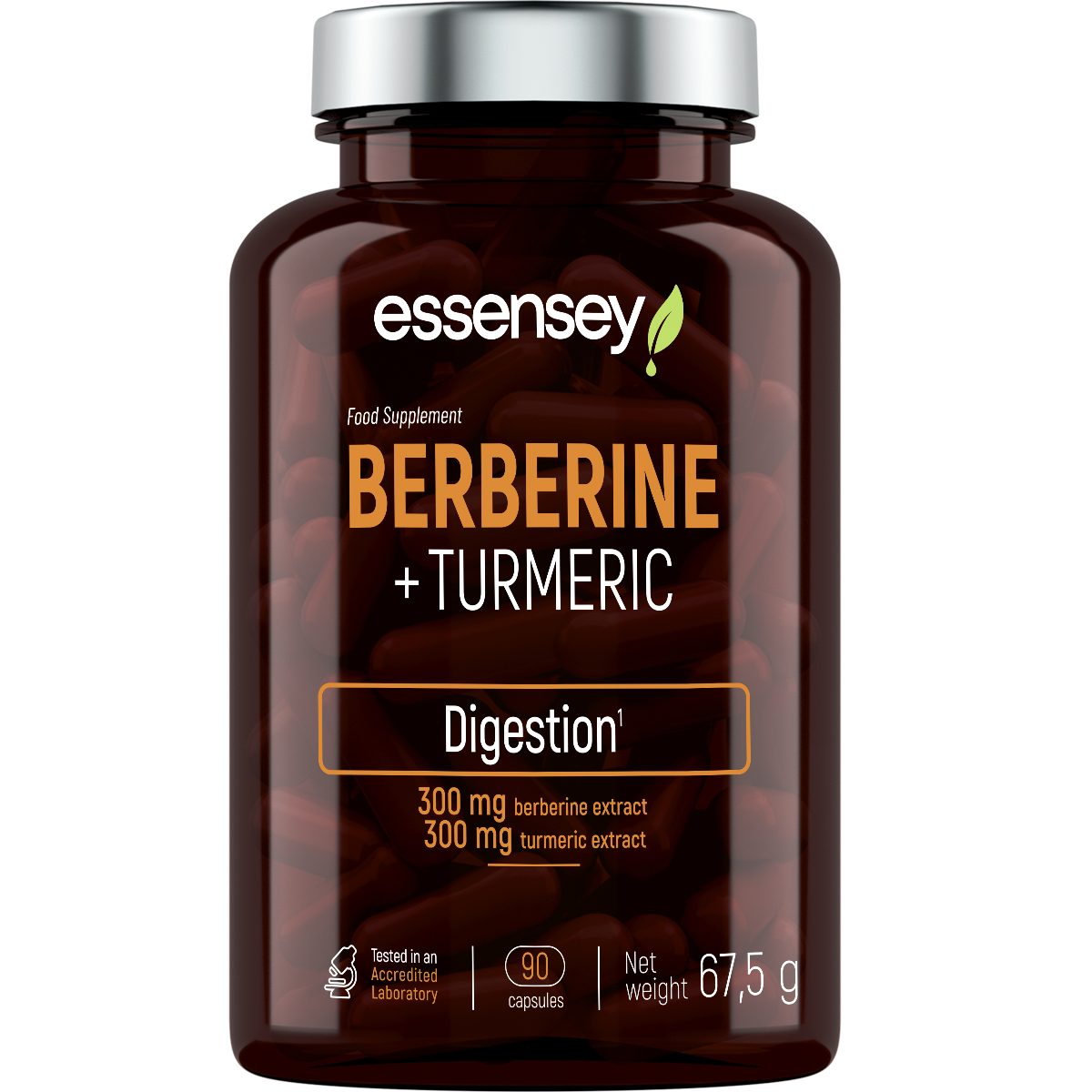 Essensey® BERBERINE 300mg + KURKUMA 300mg 90 Kapseln Kapseln