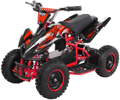 Actionbikes Motors Elektro-Kinderquad Mini Kinder Elektroquad Racer 1000 W 36 V, bis 50 kg - Scheibenbremsen - Safety Touch System Fußschalter