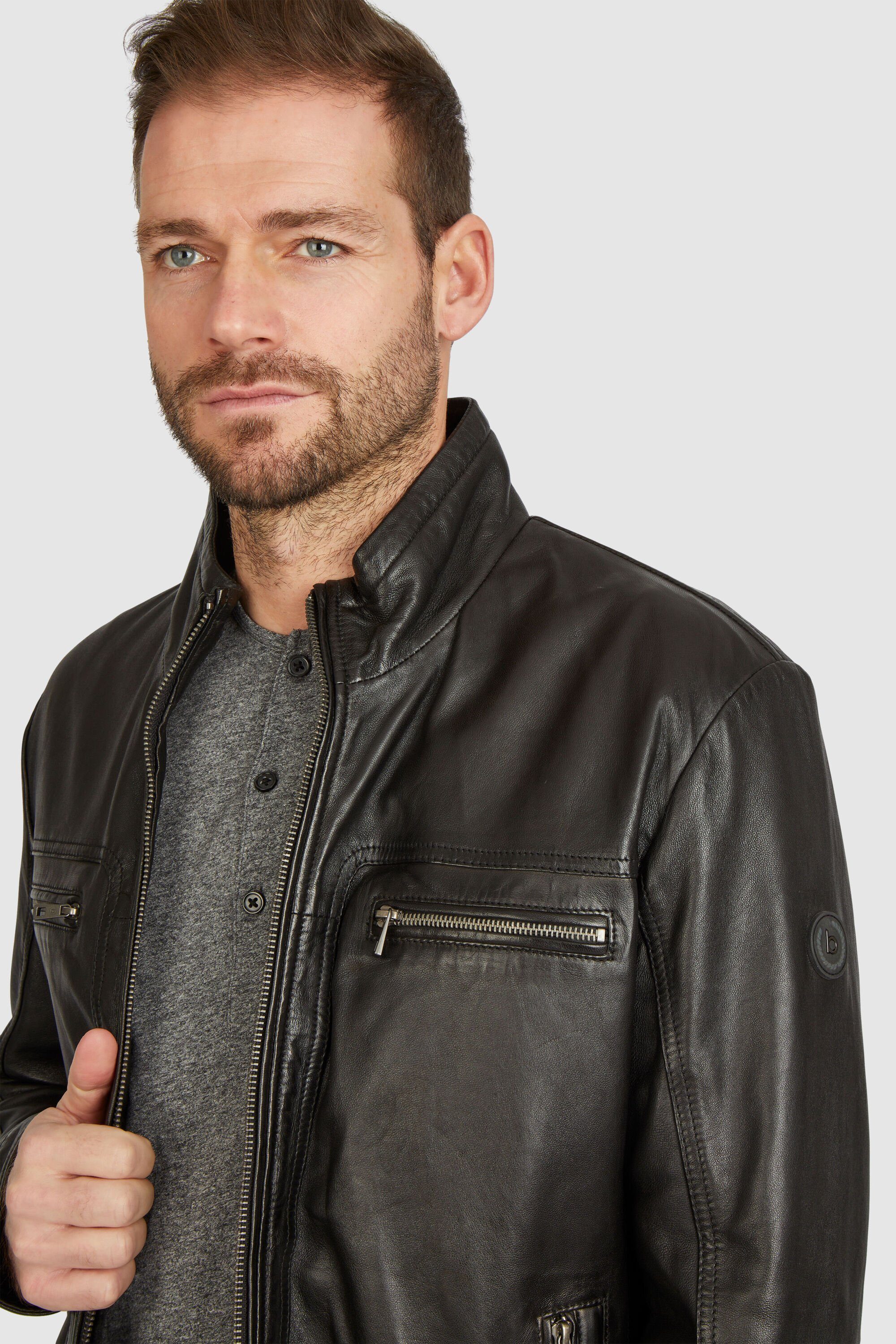 bugatti Lederjacke BUMATTI (1-St) aus hochwertigem Leder