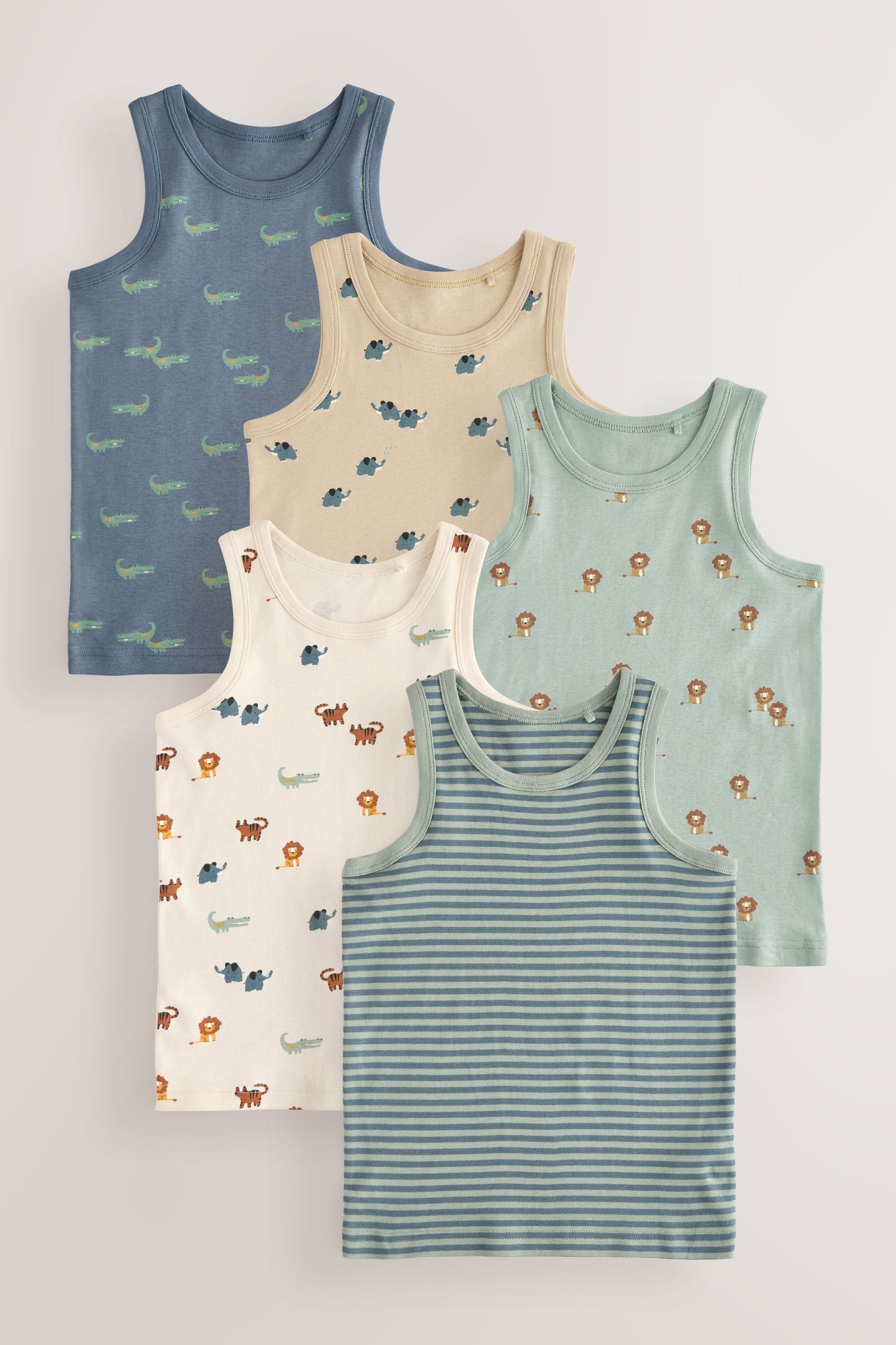 Next Trägertop Trägerhemden im 5er-Pack (5-tlg)