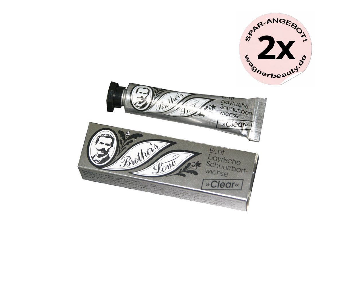Cutting Brothers Bartwichse Rufin Brother´s Love Schnurrbartwichse Clear 10ml 2 Stück