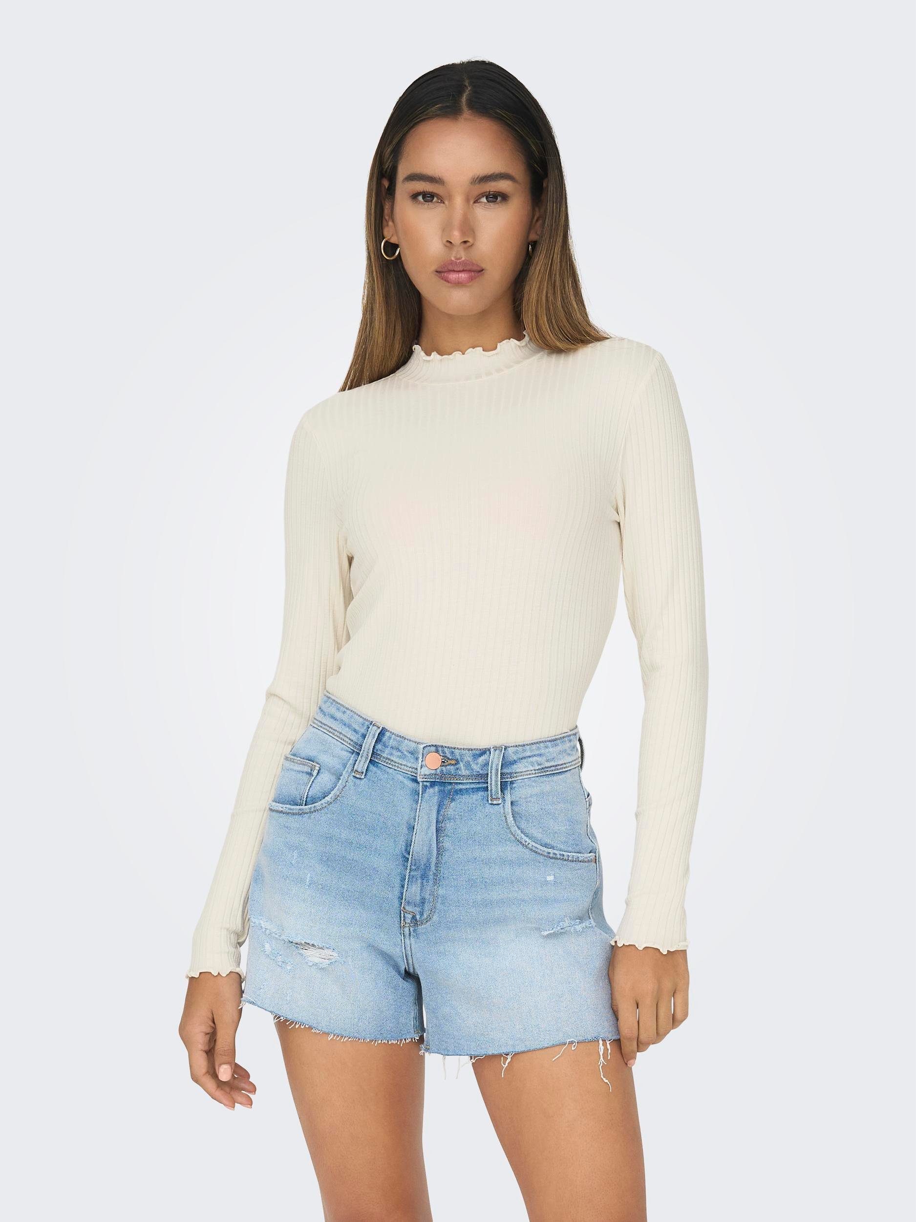 JDY Langarmshirt JDYFRANSISKA L/S HIGHNECK TOP günstig online kaufen