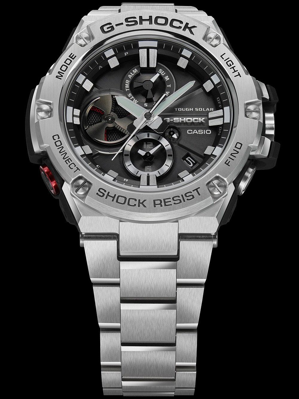 CASIO Quarzuhr Casio GST-B100D-1AER Herrenuhr G-Steel günstig online kaufen