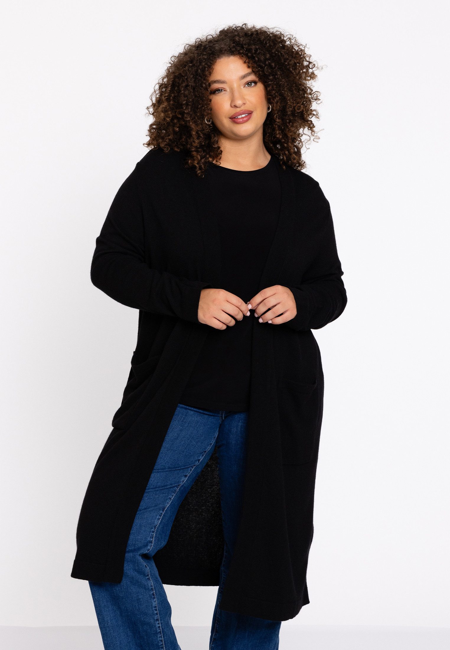 Cardigan Damen Strickjacke Große Größen