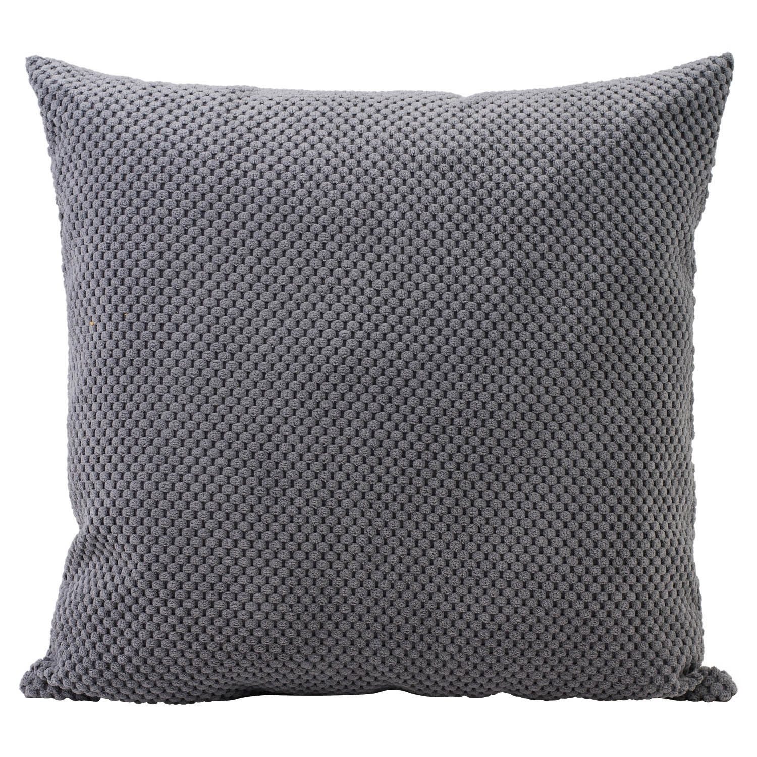 Gözze Kissenhülle SVEN, Anthrazit, Polyester, Bubbleoptik, (1 Stück), 40 x 40 cm, mit Reißverschluss