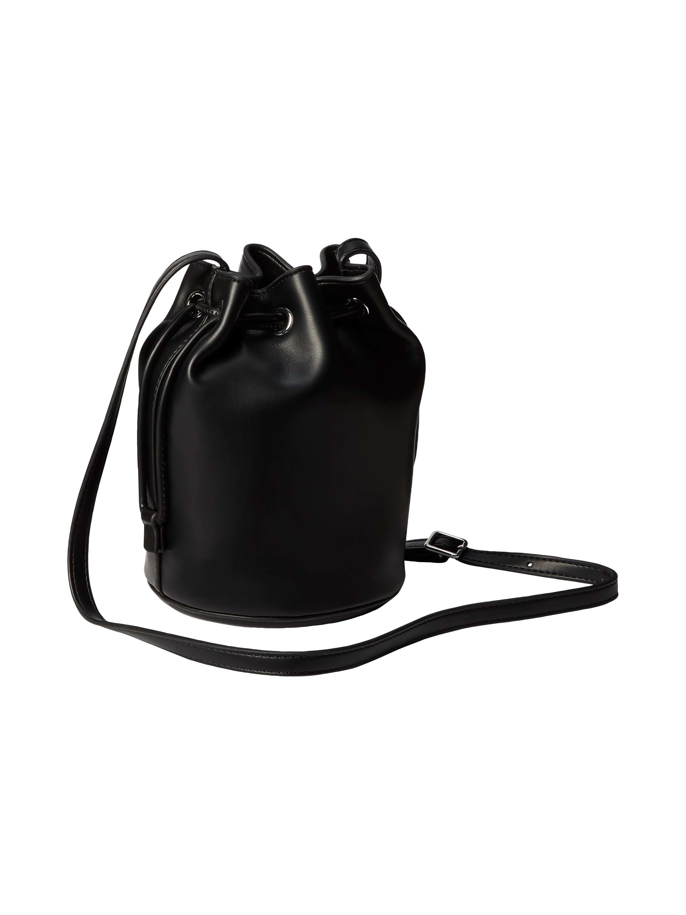 Calvin Klein Beuteltasche BOLD CK SMALL BUCKET BAG, Damen Umhängetasche, Schultertasche mit CK-Logo
