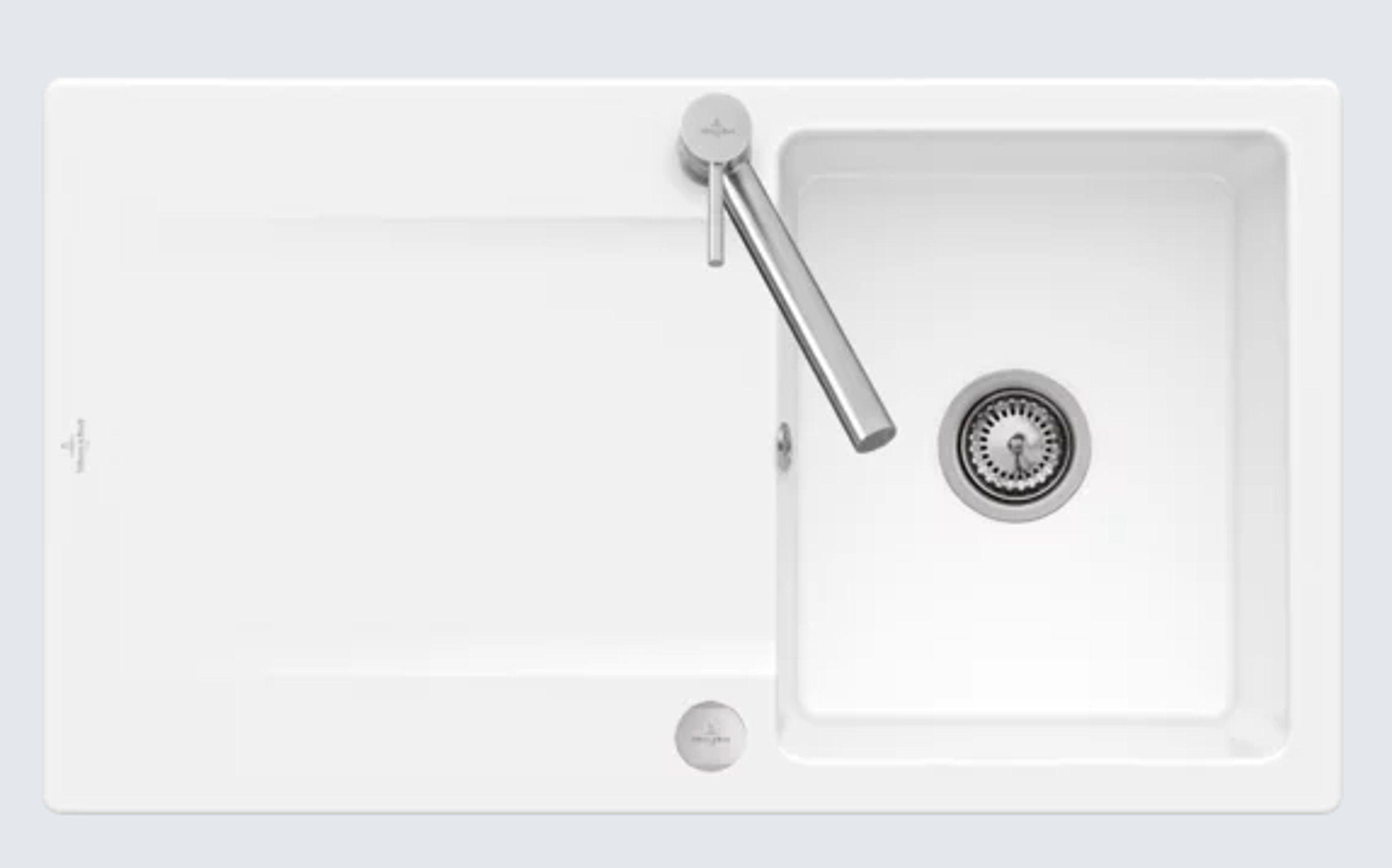 Villeroy & Boch Küchenspüle 3335 01 R1, Rechteckig, 90/22 cm, reversibel