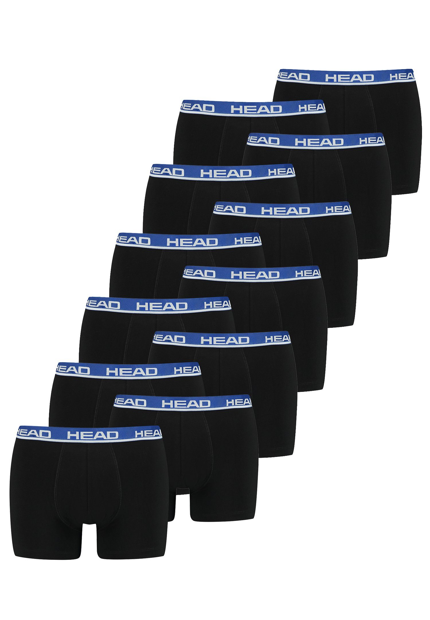 Boxer 12er-Pack) / Blue - 008 12-St., Boxershorts Head Head Black (Spar-Set, 12P Basic